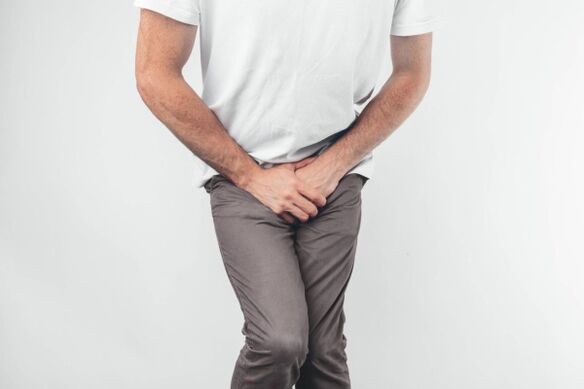 Groin pain with prostatitis