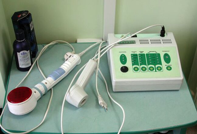 Physiotherapy device for chronic prostatitis